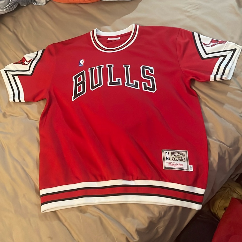 1987-88 Chicago Bulls Warm up shooting shirt